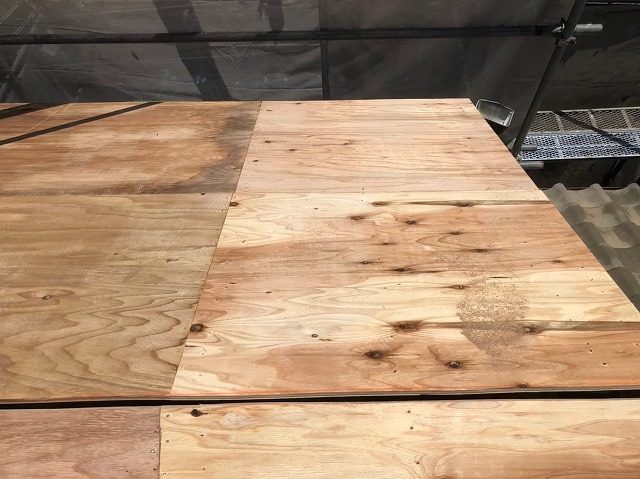 野地板メンテナンス増し張り